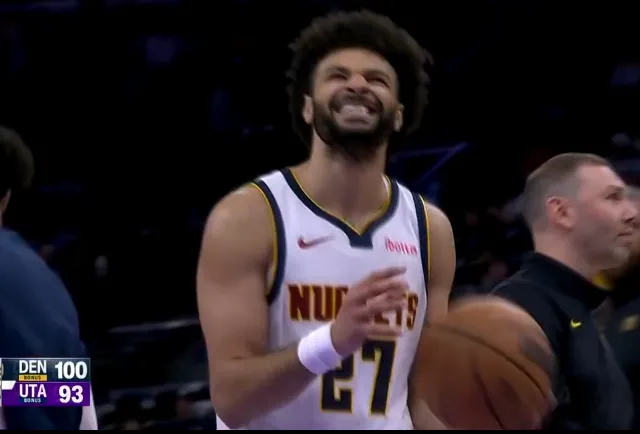 掘金三节比赛100-93领先爵士，默里单节爆砍18分